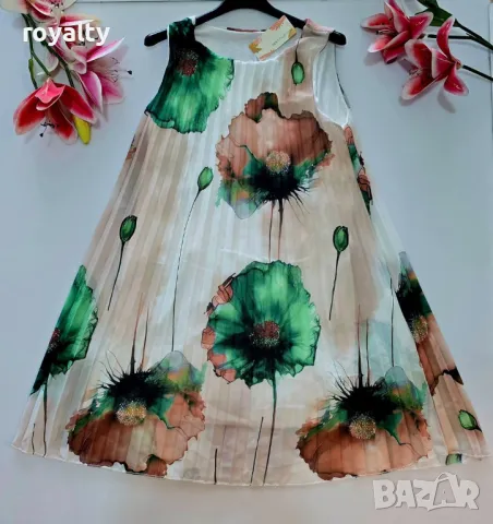 Дамска стилна рокля Два цвята , снимка 3 - Рокли - 50405531