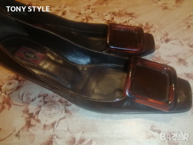 Италиански Дамски Обувки от Естествена Кожа 39, снимка 8 - Дамски елегантни обувки - 51488554