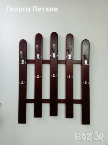 Закачалка петорна,масив/чам., снимка 5 - Закачалки - 49355029