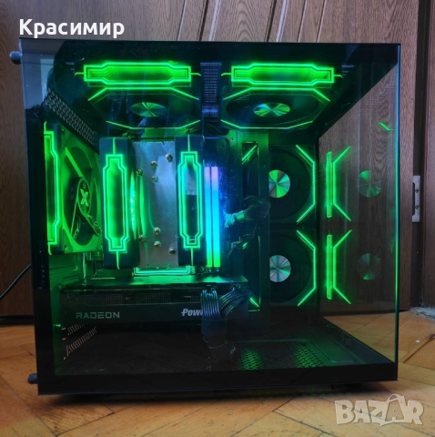 Мини Гейм PC Ryzen 5 7500f,AMD 9060xt 16gb,32gb ddr5, 1tb nvme,2tb hdd, снимка 5 - Геймърски - 52674603