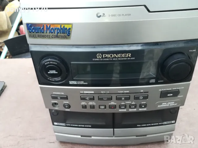 PIONEER XR-A100 CD DECK RECEIVER MADE IN THE UK-ВНОС SWISS 0203251910LNWC, снимка 5 - Аудиосистеми - 49337663
