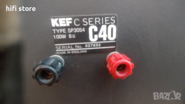 KEF C 40 , снимка 11 - Тонколони - 41398913