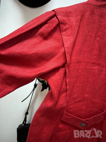 Ленено винтидж сако, снимка 6 - Сака - 53504237