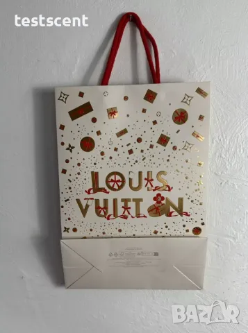 Бутикова подаръчна торба Louis Vuitton LV Christmas Holidays 2023 - 2024 Shopping Bag празнична