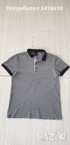 Hugo Boss Paule Pique Cotton Slim Fit Mens Size L ОРИГИНАЛНА Тениска!, снимка 7 - Тениски - 41467131