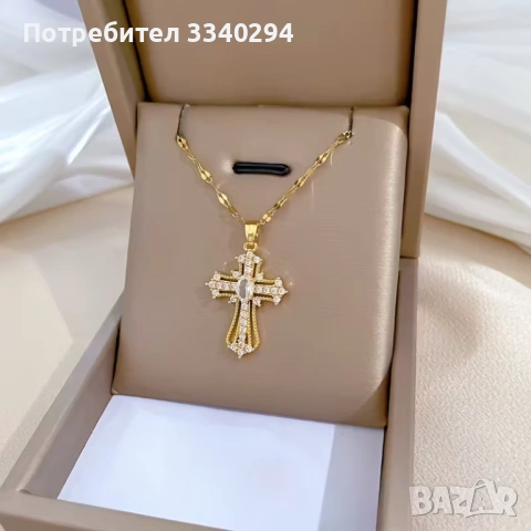 Колиета от медицинска стомана, снимка 5 - Колиета, медальони, синджири - 46750352