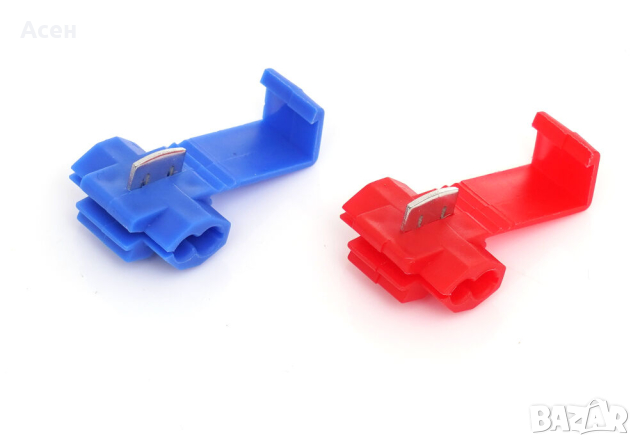 Съединители, бързи съединители, скоби за електрически кабели 50 бр, снимка 2 - Други инструменти - 44766319