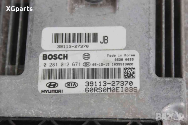 Компютър двигател за Kia Carens II 2.0CRDI 113 к.с. (2002-2006) 0281012671, 39113-27370, снимка 2 - Части - 51146617