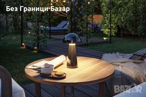 Нова Преносима LED лампа с батерия IP44, USB-C, 11 часа работа с димиране , снимка 6 - Лед осветление - 47654583