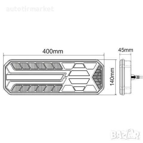 Стоп LED ЛЕД неонова светлина – T460, снимка 4 - Аксесоари и консумативи - 56054797