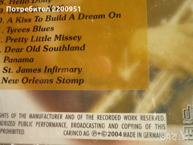 LOUIS ARMSTRONG, снимка 5 - CD дискове - 36045223
