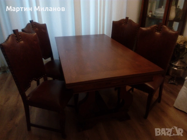 маса с шест стола, снимка 2 - Маси - 53871211