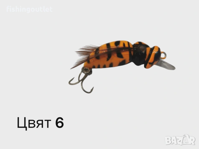 Убийствено ефективен воблер оса ( пчела ) Okinwa . 10 цвята. 2.5гр 3.5см, снимка 8 - Стръв и захранки - 53028213