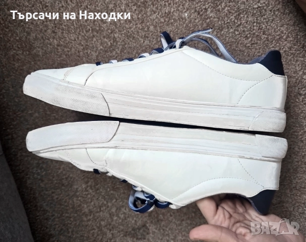 €119 Мъжки спортни обувки Tommy Hilfiger – размер 45 (UK 11), в добро състояние, снимка 3 - Кецове - 52114265