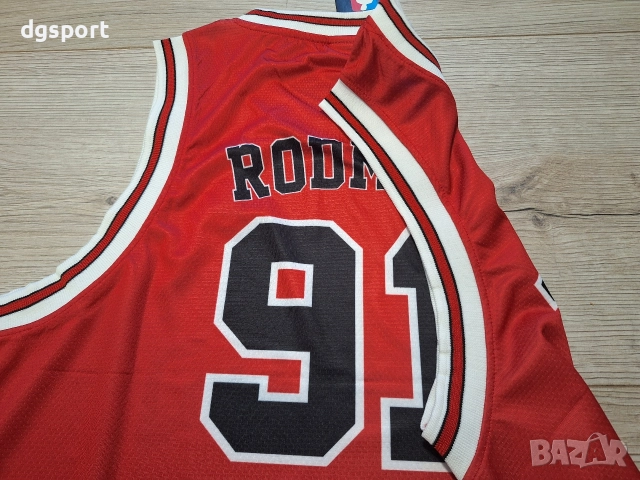 Баскетболен потник на Денис Родман #Чикаго Булс #91# Mitchell&Ness!, снимка 5 - Баскетбол - 52572318