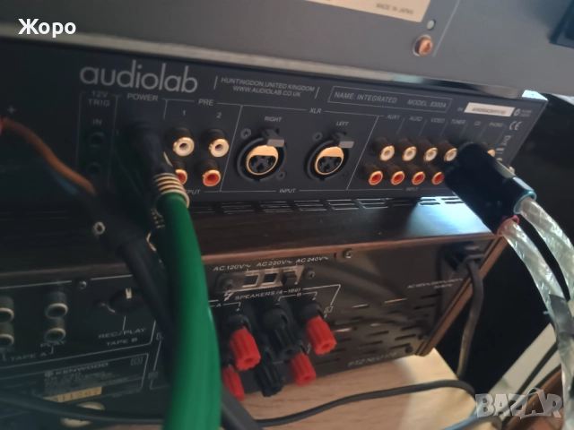 ⏯️Клип. Audiolab 8300А dual mono transistored Pre-Power Amp Made in UK, снимка 9 - Ресийвъри, усилватели, смесителни пултове - 51432328