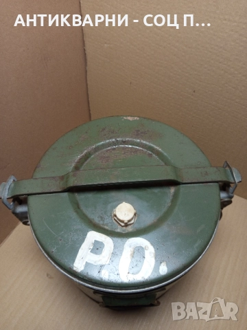 Соц Стара Военна Термо Бака 10лт., снимка 4 - Антикварни и старинни предмети - 51643823