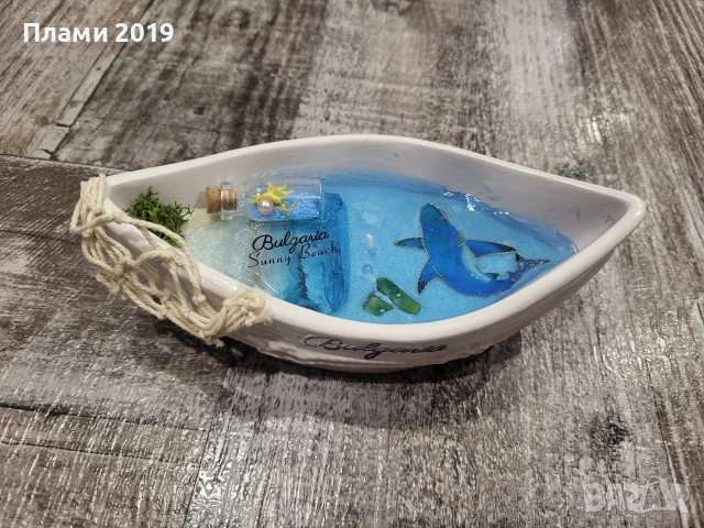 Ръчно изработена керамика с ароматна свещ със соев восък и гел восък , снимка 6 - Други - 53653305