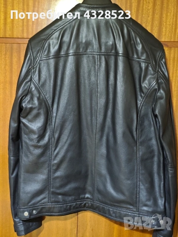 Мъжко кожено яке Taylor & Son, снимка 2 - Якета - 53699546