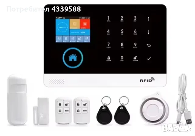 Wifi/GSM Смарт Професионална алармена система