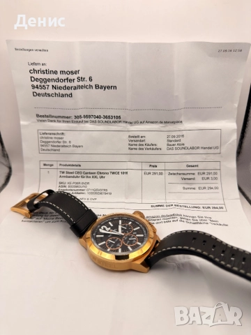 Мъжки часовник TW Steel – CEO Canteen, снимка 8 - Мъжки - 52834305