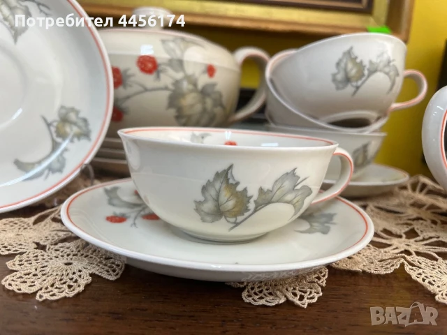 Представям ви едно порцеланово вълшебство на Johann Haviland  Пленяващ комплект за чай❤️  , снимка 7 - Сервизи - 50598614