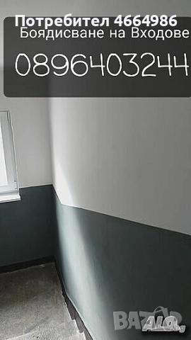 Боядисване на входове апартаменти офиси складове халета