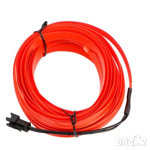 Червена интериорна LED лента 2 метра 12V, снимка 2 - Аксесоари и консумативи - 55864550