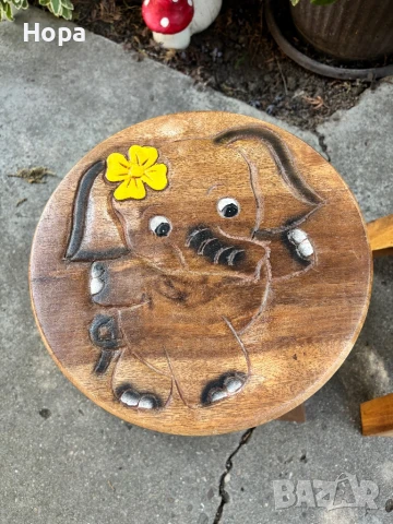 Столче /Табуретка от тиково дърво, снимка 10 - Декорация за дома - 35763318