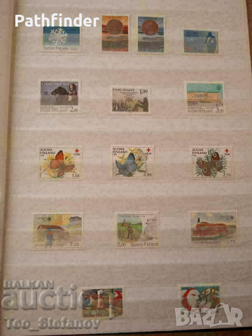 Луксозен рядък албум с марки - Финландия, снимка 2 - Филателия - 44742508