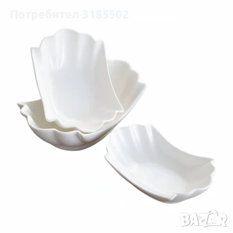 Стилна бяла купа от Аркопал , 23 х 13,5 см