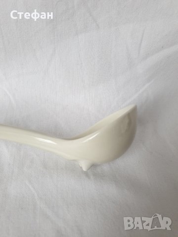 Порцеланова лъжица с позлата, снимка 7 - Антикварни и старинни предмети - 40294690