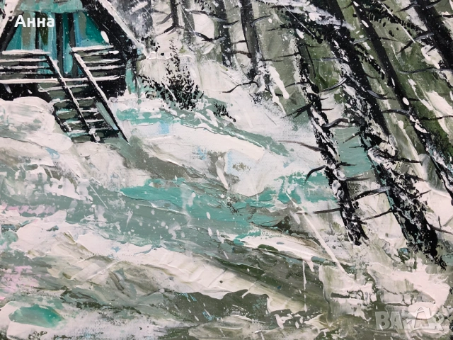 Авторска картина на платно, снимка 5 - Картини - 53623101