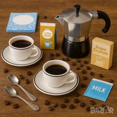 Детски сервиз за кафе с кафеварка Coffee world, снимка 2 - Други - 52054304