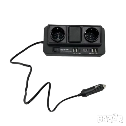 Преобразувател на напрежение от 12V/24V на 220V, снимка 2 - Аксесоари и консумативи - 51365986