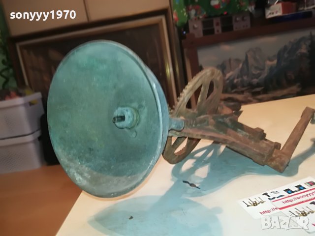 РЕТРО МАШИНЕРИЯ ОТ ФРАНЦИЯ-АНТИКА 1911221631, снимка 10 - Антикварни и старинни предмети - 38726044