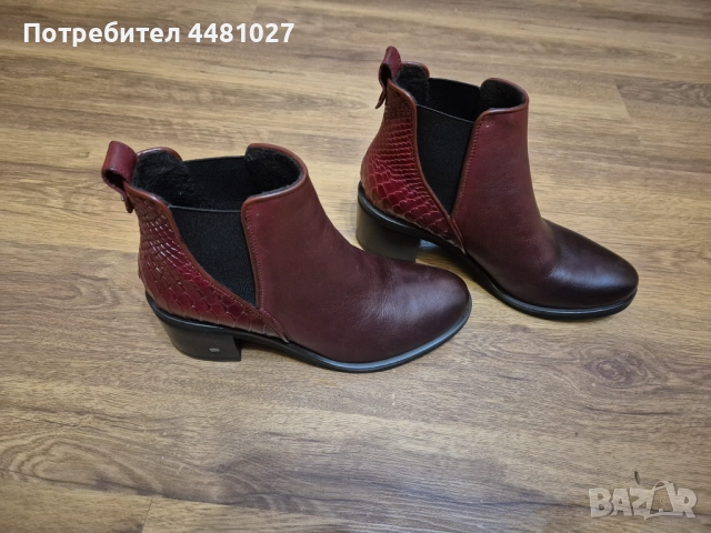 Дамски боти от естествена кожа Lacoski номер 36 от естествена кожа , снимка 3 - Дамски боти - 52565232