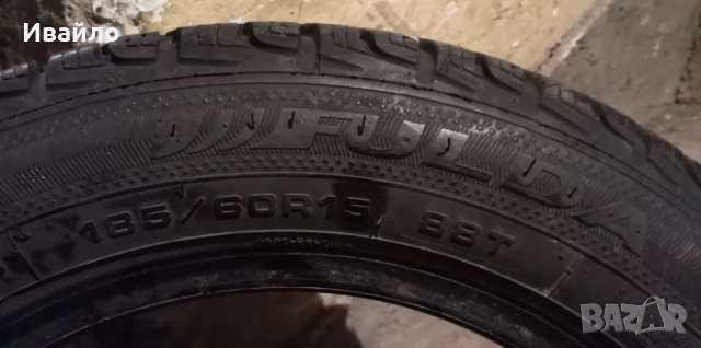 Продавам 2 броя зимни гуми 185.60.15 на 1 сезон дот 2022 Fulda , снимка 3 - Гуми и джанти - 53561088