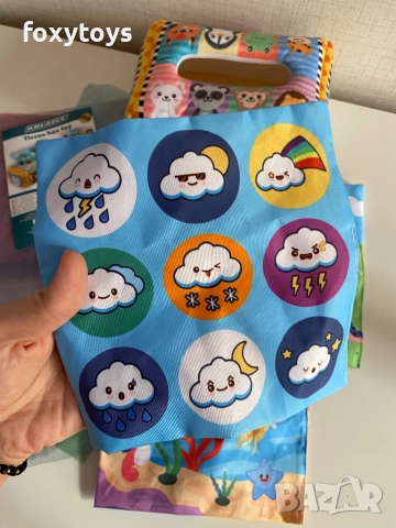 Бебешка сензорна играчка с кърпички, снимка 9 - Образователни игри - 52451980