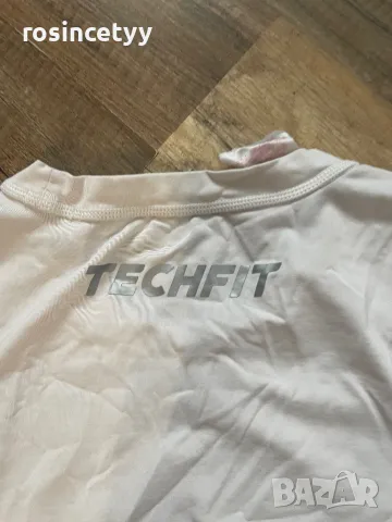 Бяла тениска Adidas, снимка 3 - Тениски - 49826330