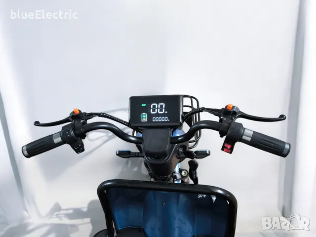 Електрическа Триколка blueElectric CARGO LUX 2000W | 48V | 24AH | BLUE, снимка 11 - Мотоциклети и мототехника - 49745604