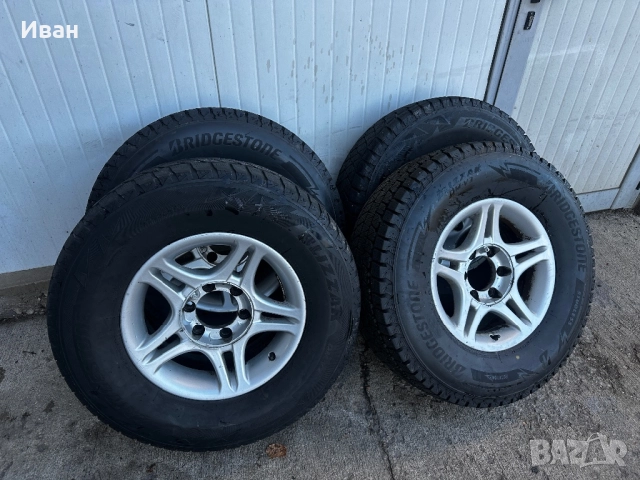 Джанти 6x139.7 с зимни гуми Toyota Land Cruiser 