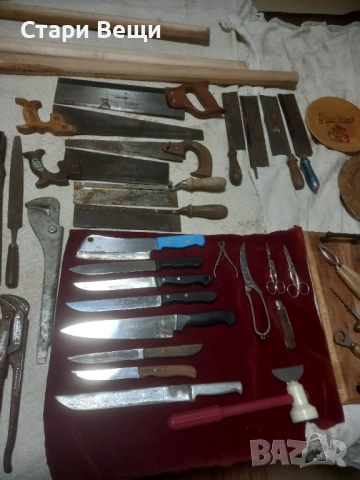Стари ножове инструменти топори и сатъри, снимка 16 - Ножове - 53057926