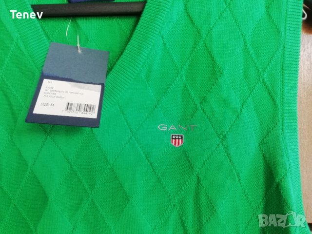 GANT оригинална нова с етикет памучна жилетка размер М, снимка 3 - Тениски - 42249617