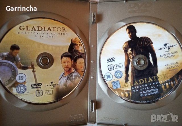 Gladiator 2 Disc DVD - BG Sub, снимка 3 - DVD филми - 40074524