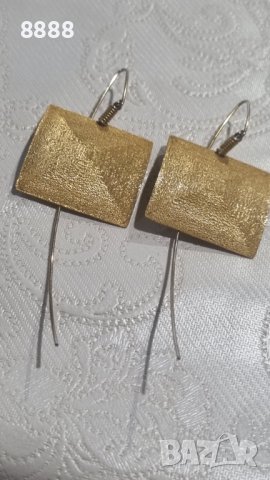 Stefano Patriarchi позлатени сребърни обеци проба 925 