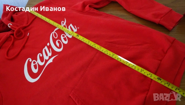 Coca Cola мъжки суичър с качулка Кока Кола, снимка 9 - Суичъри - 52180305