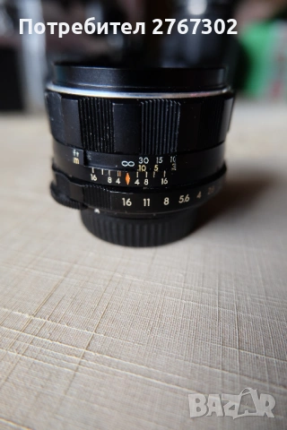 Super Takumar 50mm f1.4 lens. 8 elements. M42 mount., снимка 2 - Обективи и филтри - 53441509