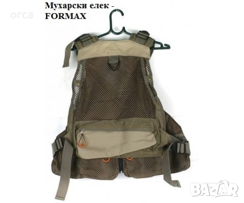 Мухарски елек за риболов FORMAX FXBG-103003 с много джобове, снимка 2 - Екипировка - 52327963