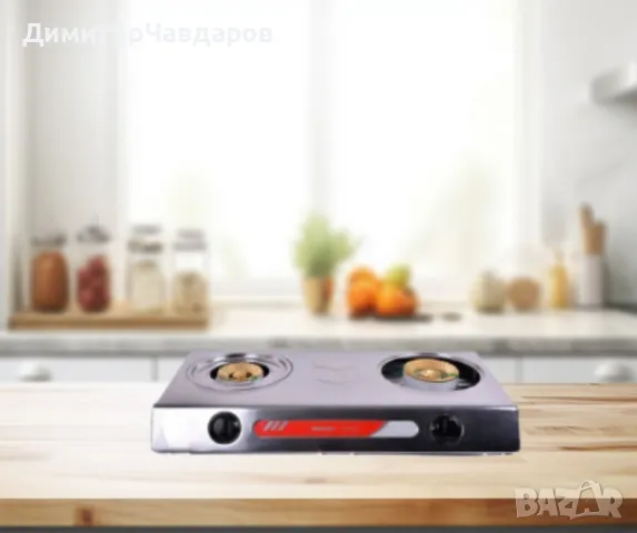 Двоен газов котлон, Benzer , със защита, снимка 5 - Котлони - 49808915